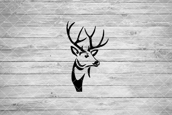 Download Deer Svg Hunting Svg File Buck Clipart Head Silhouette Clip Etsy