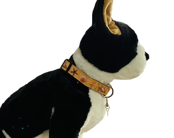 Day at the Beach Adjustable Dog Collar