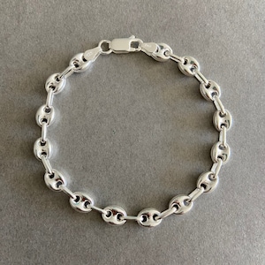 Sterling Silver Pop Marine Chain Bracelet - Sterling Silver