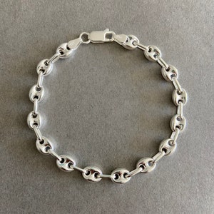 Sterling Silver Pop Marine Chain Bracelet - Sterling Silver