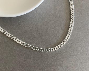 Sterling Silver "Rombo Chain" Necklace Chain
