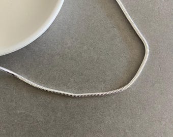 Sterling Silver "Snake Chain" Necklace Chain
