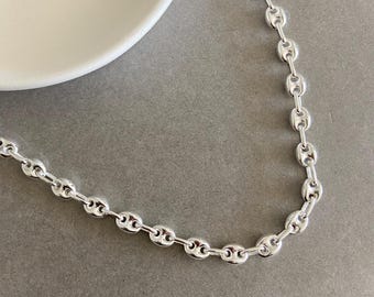 Sterling Silver "Pop Marine Chain" Necklace Chain