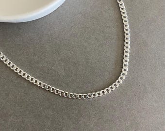 Sterling Silver "Curb Chain" Necklace Chain