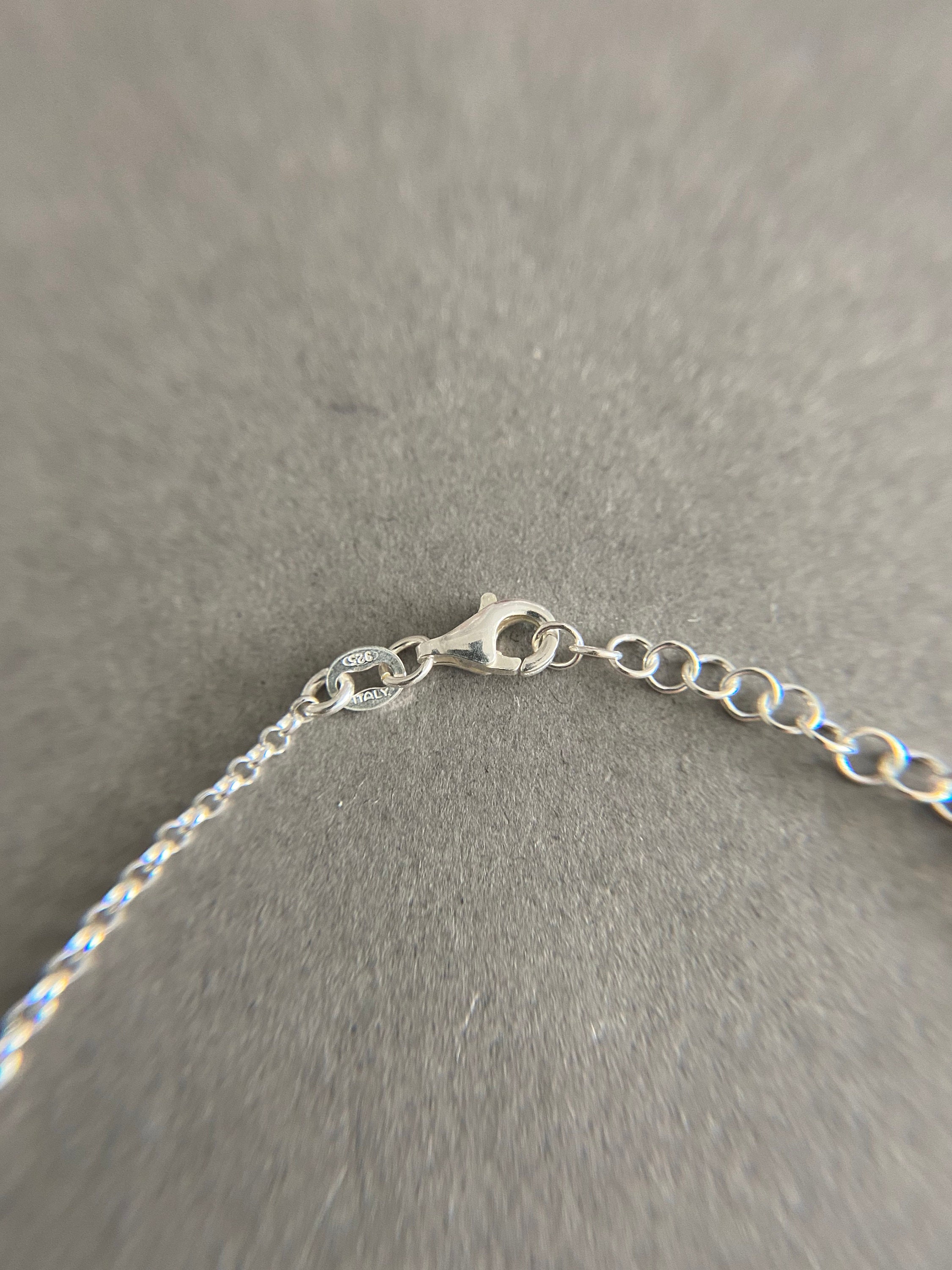 Sterling Silver Infinity Chain Bracelet - Sterling Silver - Etsy