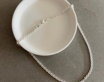Sterling Silver "Rolo Chain" Necklace Chain