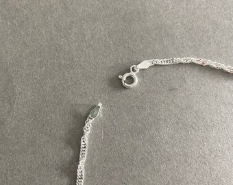 Cavigliera Catena Forzatina E Cubetti A Specchio Con Cuori Plain In Argento 925 Galvanica Rosa
