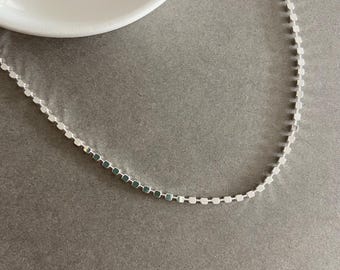 Sterling Silver "Cube Chain" Necklace Chain