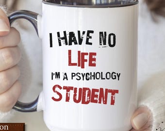Personalized Psychology Student Mug Gift for Psych Student Therapist Psychiatry Students Psychologist Gift Psychology Grad Psychology Major