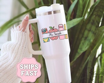 Personalized Teacher Tumbler Custom Teacher Name Travel Cup Gift for Teacher Appreciation Gift Teacher Christmas Gift  Teacher Birthday