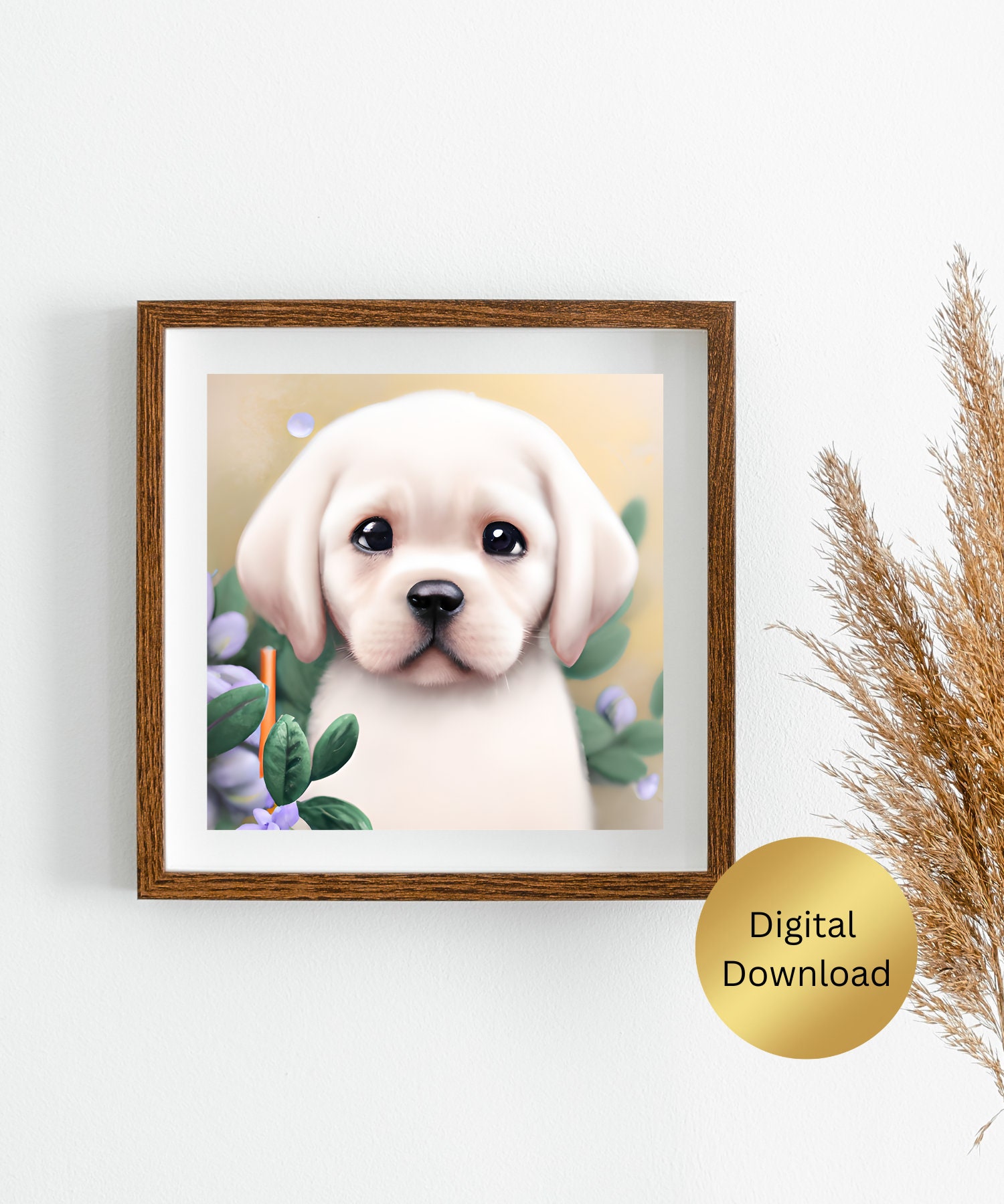 Nursery Art Labrador Dog, Printable, Digital Download, Digital Art ...