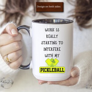 Personalized Funny Pickleball Mug Gift for Pickleball Players Gift for Dad Father&#39;s Day Gift Custom Pickleball Gifts Pickleball Lover