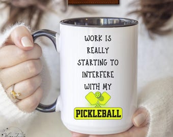 Personalized Funny Pickleball Mug Gift for Pickleball Players Gift for Dad Father's Day Gift Custom Pickleball Gifts Pickleball Lover