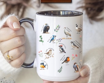 Personalized Bird Lover Mug Birdwatching Cup Gift for Bird Lover Bird Watcher Gift Nature Lover Gift Camping Bird Mug Birding Mug