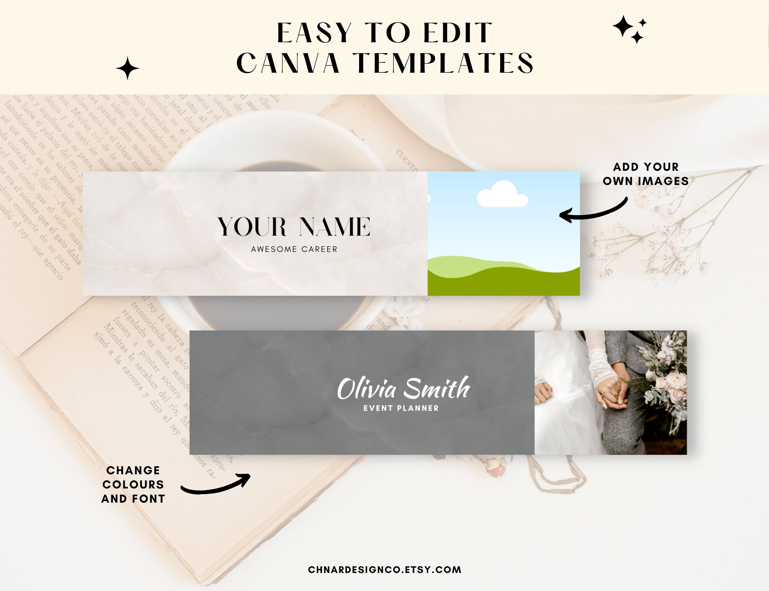 Editable Linkedin Banner, Canva Template, Professional Banner ...