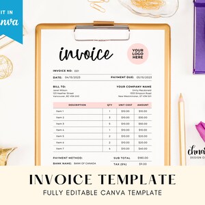 Simple Billing Invoice Template, Invoice Schedule template, Invoice Template For Influencer, Simple Invoice Template pdf, Canva Template