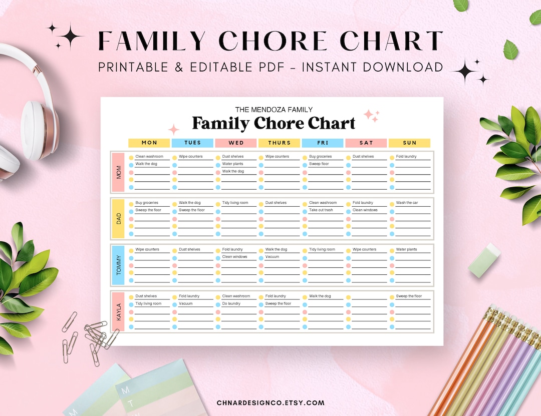 roommate-chore-chart-template-printable-bathroom-chore-chart-family-chore-chart-chore-chart-for-teens-cleaning-schedule-weekly-chores-etsy