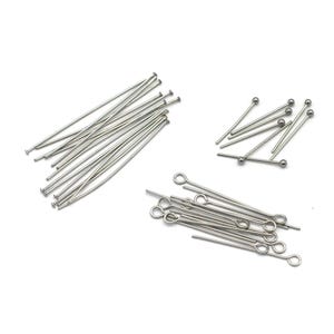 Stainless steel: stems, ear studs, stainless steel, various models to choose from