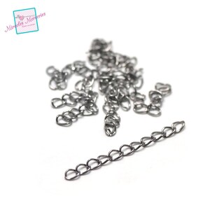 20 extension chains 50 mm, 5 colors to choose from or batch of 5x20 pcs per color image 6