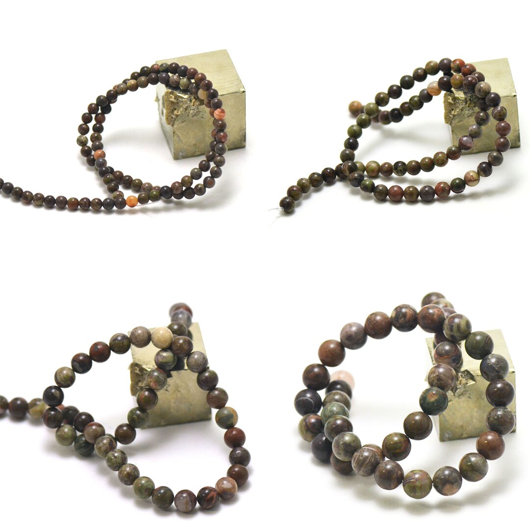 Round Pink Rhyolite 39 Cm Wire of Rhyolite in Round Beads 4/6/8/10/12 Mm, Natural Stone - Etsy