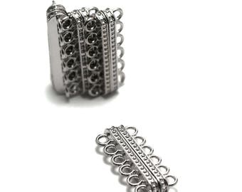 MULTISTRAND magnetic "6 rows" 37 x 18 x 7 mm magnetic 1 clasp