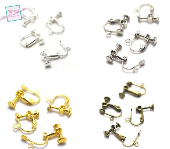 2 Ali Dado In Argento 925 Per Orecchini - Ricambi Viti Farfalla