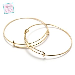 4 rush bracelet supports, silver / gold / bronze image 4