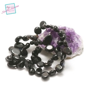 wire 39/84 cm onyx beads various shapes to choose from, chips/large chips/olive/drop... natural stone Grand chips