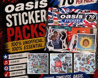 Oasis themed Stickers (Pack of 70)