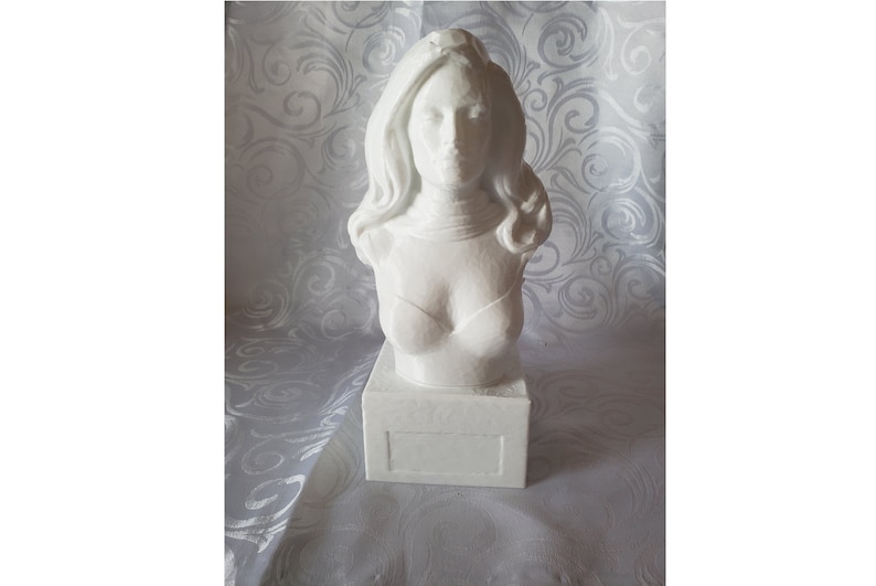 Dalida Bust White (Not Painted)