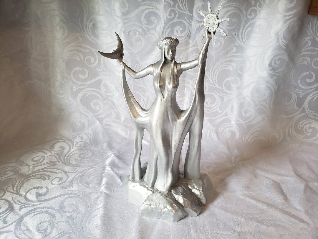 Skyrim Azura Shrine - Statue (silver) - Etsy