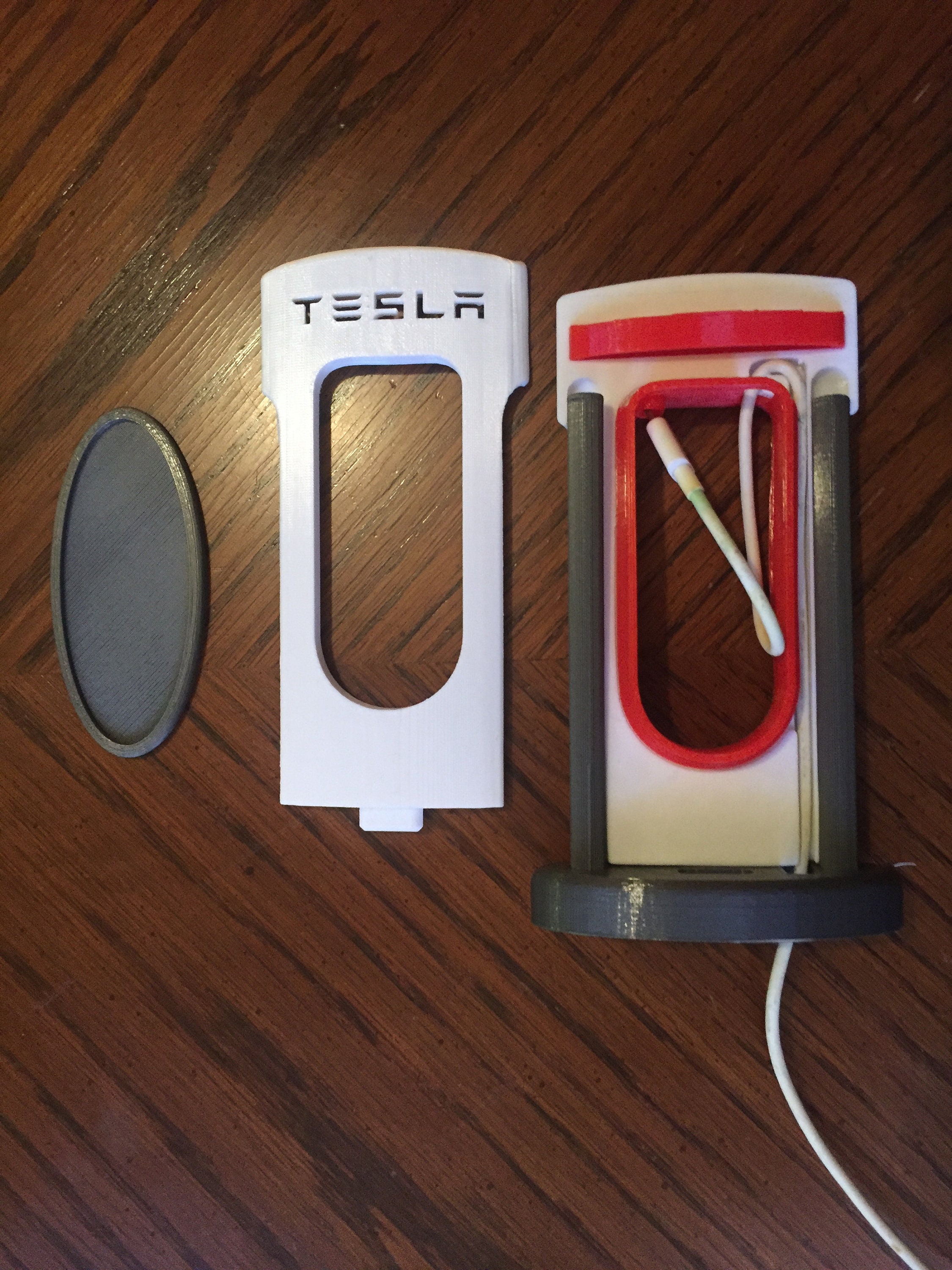 Tesla Desktop Supercharger 3D Printed Phone & Tablet Etsy