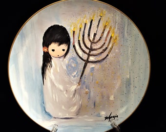 FESTIVAL OF LIGHTS Collectors Plate by Ted DeGrazia + Free Gift + Free Shipping