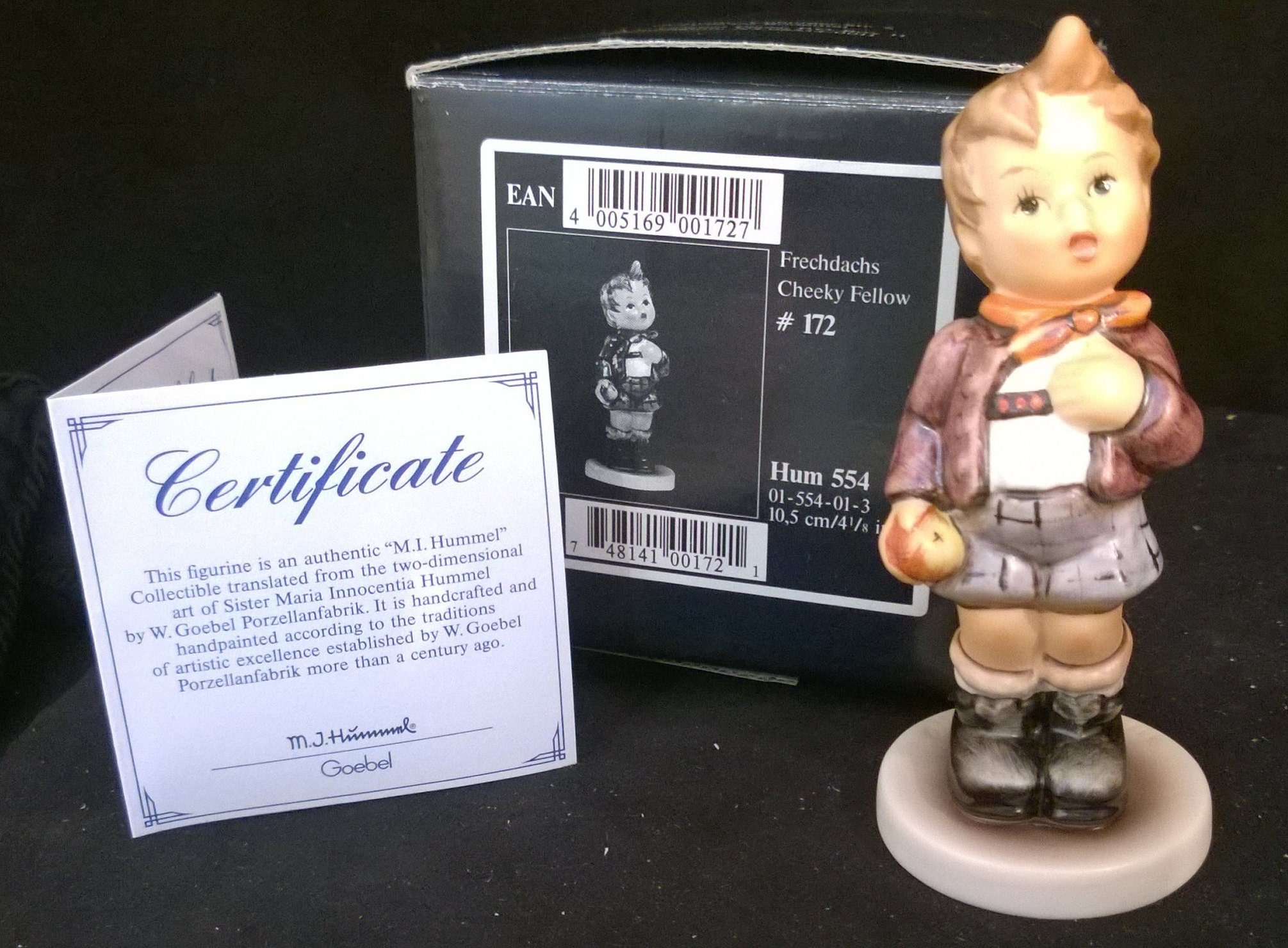 Hummel Goebel Hum 485 GIFT FROM A FRIEND 4 1//8/" w// Orig Box Tmk 7