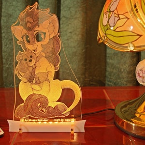 Kirin Myth Mare acrylic nightlight image 3