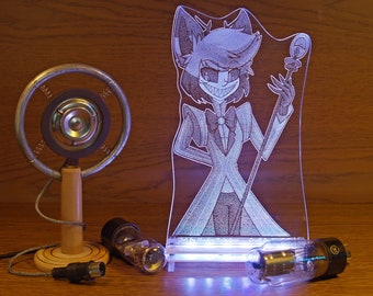 Alastor Happy Hell Hotel acrylic nightlight