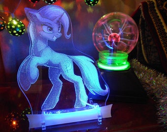 Great and Powerful Unicorn Trixie acrylic nightlight