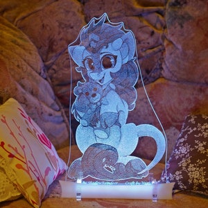 Kirin Myth Mare acrylic nightlight image 2