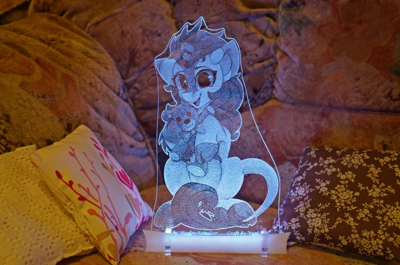 Kirin Myth Mare acrylic nightlight image 2