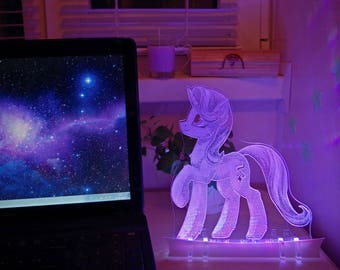 Starlight Equality Unicorn acrylic nightlight