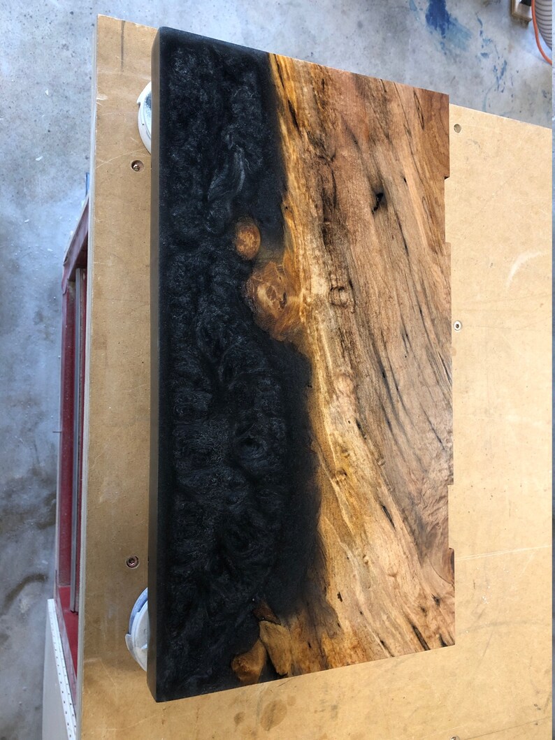 Epoxy and Maple Floating Shelves Etsy