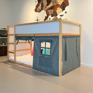 Ikea Kura Vorhang, Kura Vorhänge, Hochbett Vorhang, Ikea Kura Bett, Ikea Kura Etagenvorhang, Himmelbett Haus, Betthimmel
