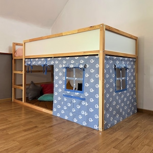 Ikea Kura Vorhang, Kura Vorhänge, Hochbettvorhang, Ikea Kura Bett, Ikea Kura Etagenvorhang, Himmelbett Haus, Betthimmel