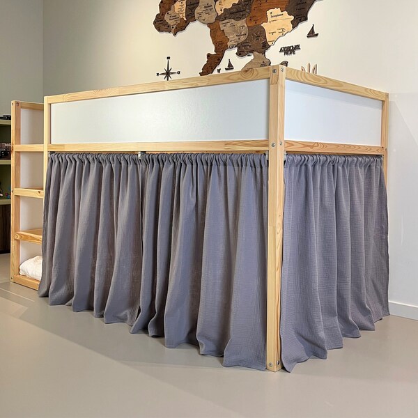 Muslin Curtains Etsy