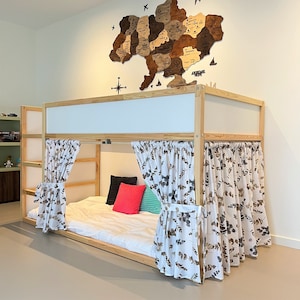 Ikea Kura Vorhang, Kura Vorhänge, Hochbettvorhang, Ikea Kura Bett, Ikea Kura Etagenvorhang, Himmelbett Haus, Betthimmel