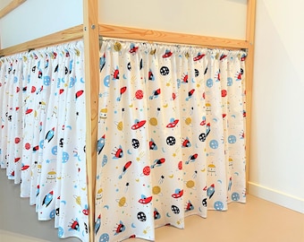 Ikea kura curtain, kura curtains, loft bed curtain, Ikea kura bed, Ikea kura bunk curtain, canopy bed house, bed canopy