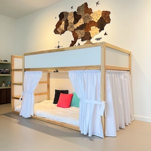Ikea Kura Vorhang, Kura Vorhänge, Hochbettvorhang, Ikea Kura Bett, Ikea Kura Etagenvorhang, Himmelbett Haus, Betthimmel