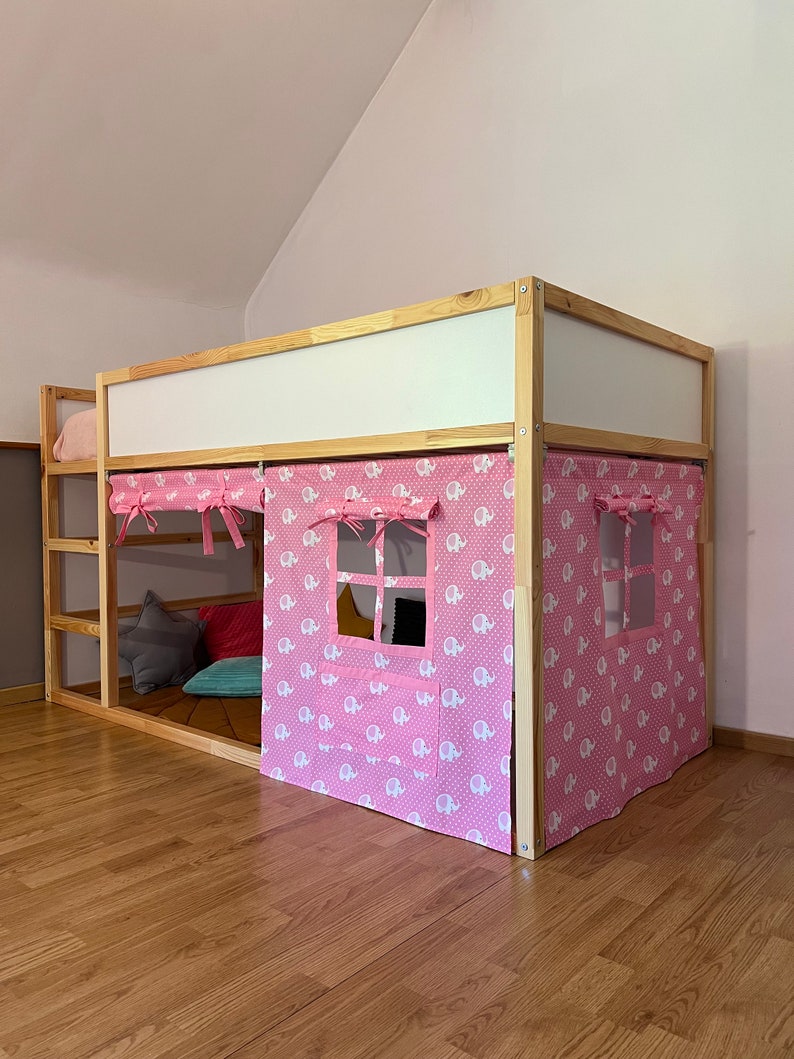 Ikea Kura Curtain Kura Curtains Loft Bed Curtain Ikea Kura Etsy