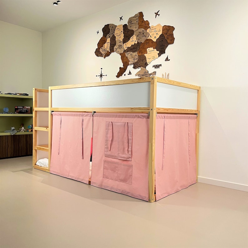 Ikea Kura Curtain Kura Curtains Loft Bed Curtain Ikea Kura Etsy