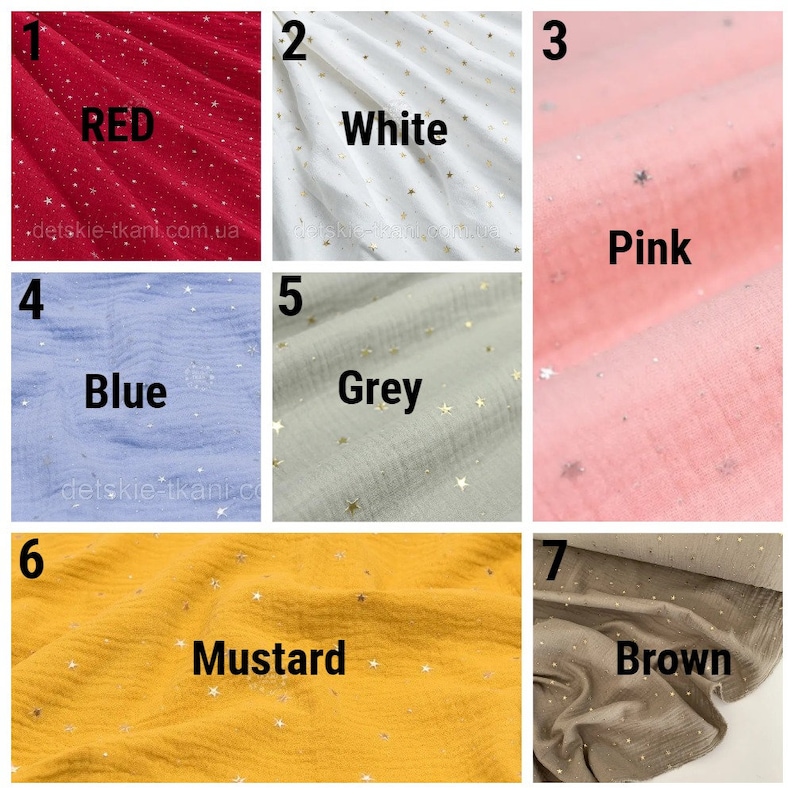 Muslin Ikea Kura Curtain With Glitter Starsmuslin Kura Etsy